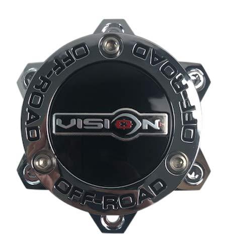 Vision Wheels C394PL-6V Chrome Center Cap - The Center Cap Store Vision Wheels C394PL-6V Chrome Center Cap - The Center Cap Store