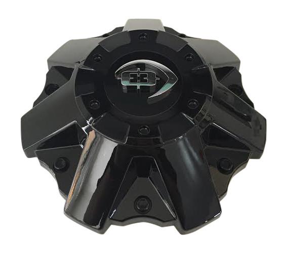 Vision Wheels C411GB-8 C711902 Gloss Black Center Cap - The Center Cap Store Vision Wheels C411GB-8 C711902 Gloss Black Center Cap - The Center Cap Store