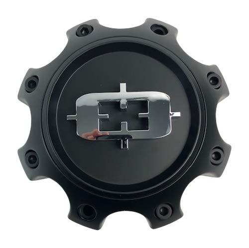 Vision Wheels C415SB-8LV Satin Black Center Cap - The Center Cap Store Vision Wheels C415SB-8LV Satin Black Center Cap - The Center Cap Store