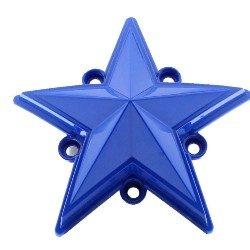 XD Series by KMC Wheels XDSTAR-BL-PK BLUE XD SERIES COLORED REPLACEMENT STAR FOR ROCKSTAR CAPS (5 PACK) - The Center Cap Store