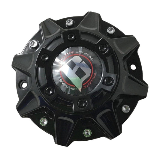 Ballistic Offroad Wheels 845 Morax LG1208-33 LG1208-34 Gloss Black Center Cap reference image