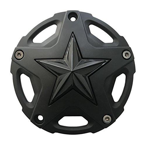 KMC XD Series 827CAPMB-GB-1 Black Wheel Center Cap reference image