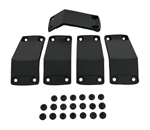 KMC XD Series Rockstar 2 811FIN78010ABS Black Wheel Inserts Set of 5 reference image