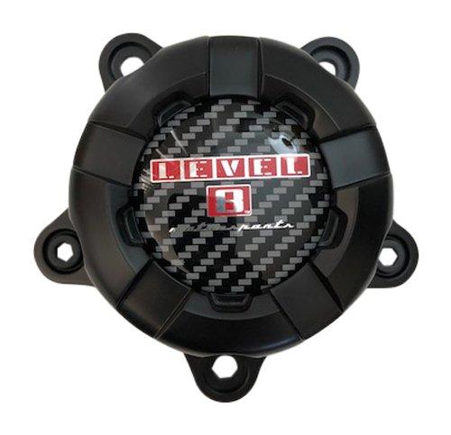 Level 8 Wheels C-323-1 87305 XAB349001 Black Wheel Center Cap reference image