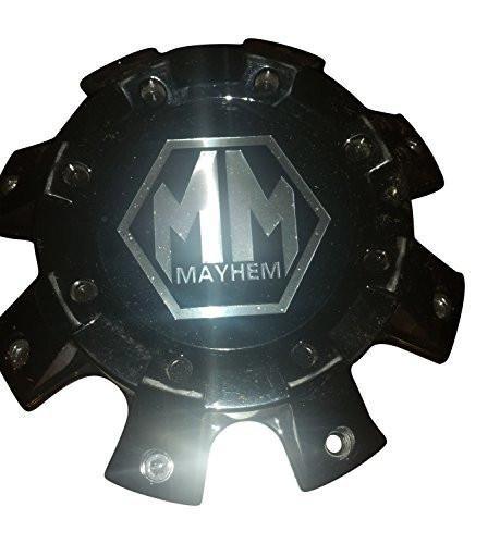 Mayhem Wheels C108101B01-F 81312028F-2 Black Wheel Center Cap reference image
