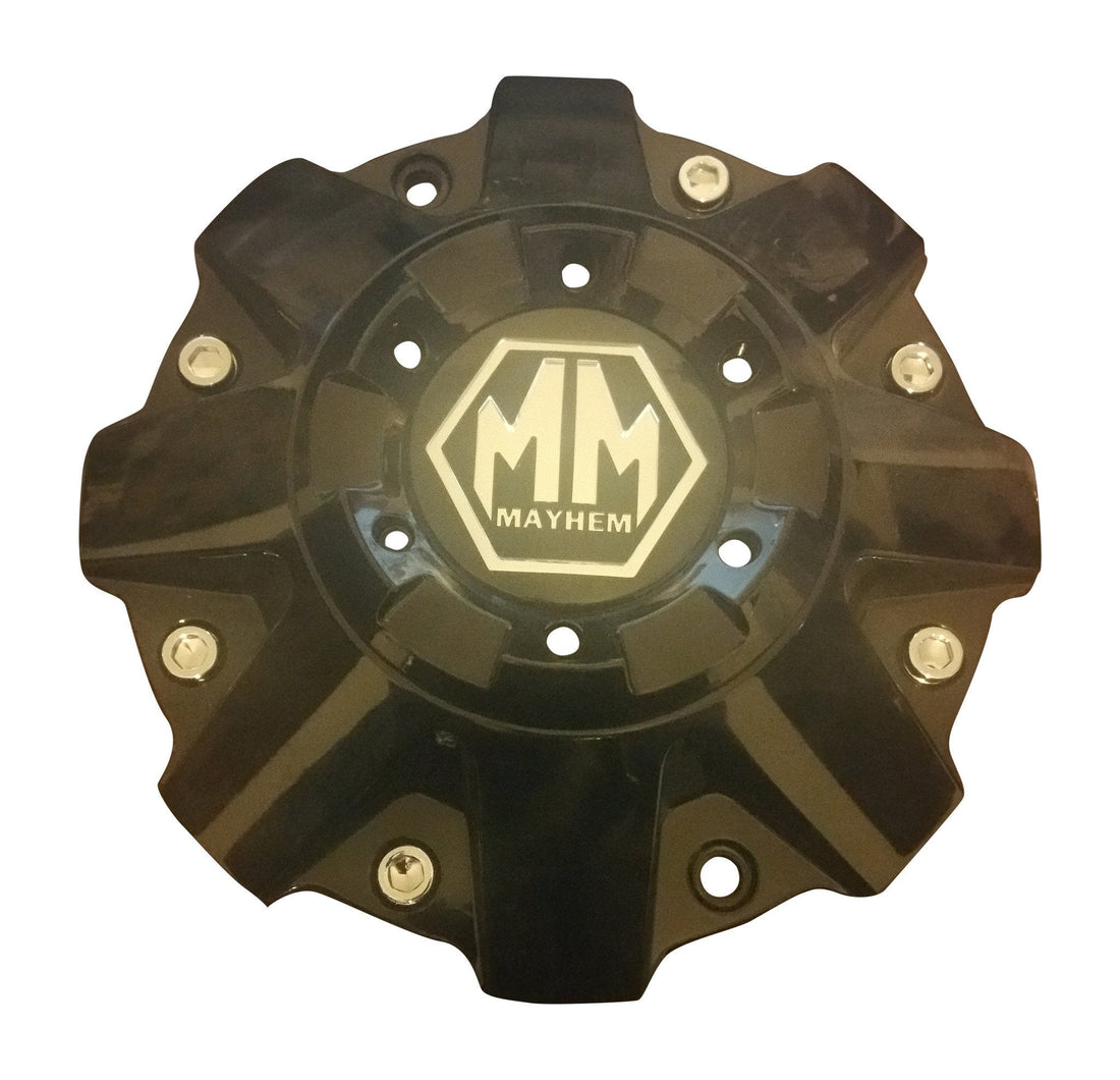 Mayhem Wheels Gloss Black C108040B01 806804B C-231-2 C-231-1-2 Center Cap reference image