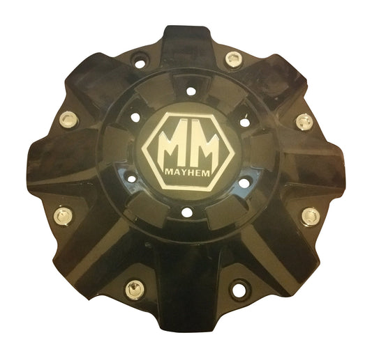 Mayhem Wheels Gloss Black C108040B01 806804B C-231-2 C-231-1-2 Center Cap reference image