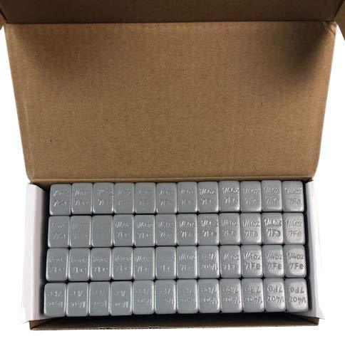 Mr. Lugnut Steel Wheel Weights 1/4 oz per Weight 48 Total Strips reference image