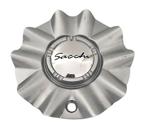 Sacchi Wheels C10220S 50651670F-1 558770F-3 Silver Wheel Center Cap reference image