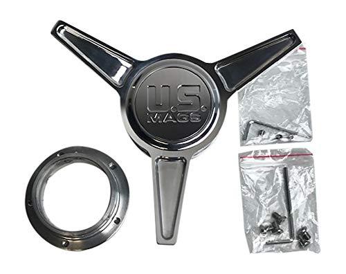 US Mags Wheels 1003-83-06H Polished Wheel Knock Off Center Cap reference image