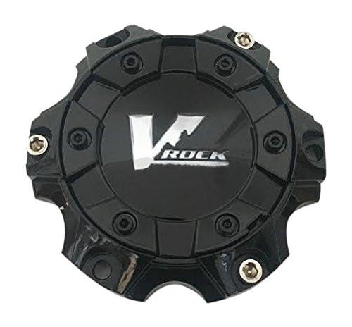 V Rock Wheels 6019-UP CAP6019-L25 5-61397 Gloss Black Center Cap reference image