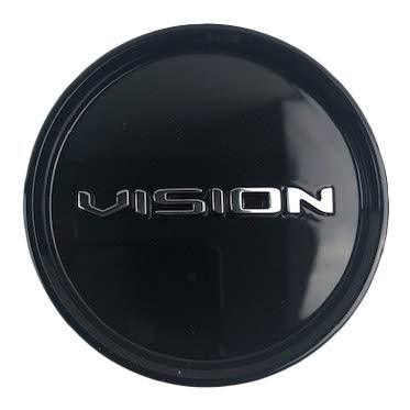Vision Wheels C388GB-55ECV Gloss Black Snap in Center Cap reference image
