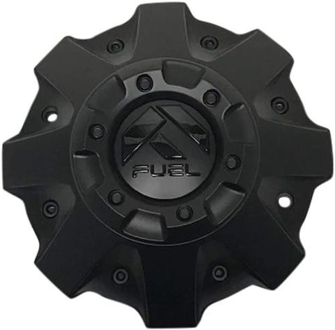 Fuel 1PC FUEL Black ON Black COVCAP 5/6 LUG-Black RIVET Center Cap - 1001-63MBGB product image