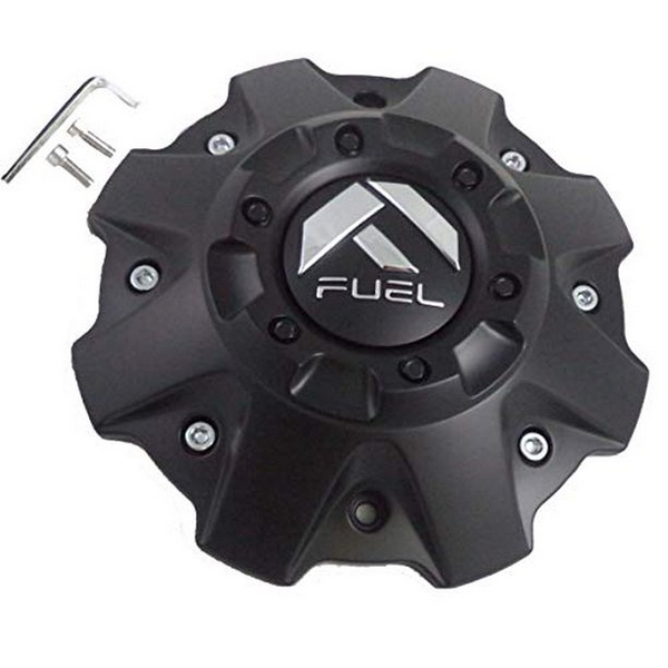 Fuel 1PC FUEL 5/6 LUG MT-Black Center Cap (FLAT BOTTOM) - 1001-81MB ...