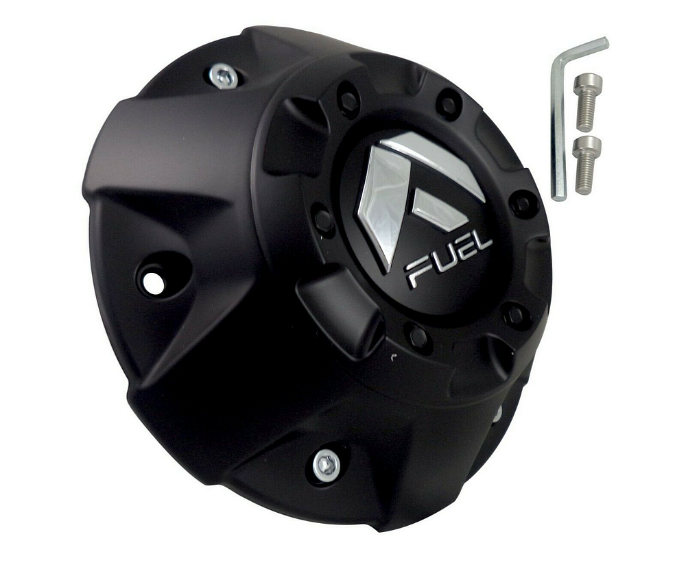 Fuel 1PC FUEL Black REVOLVER Center Cap - 1002-50B product image