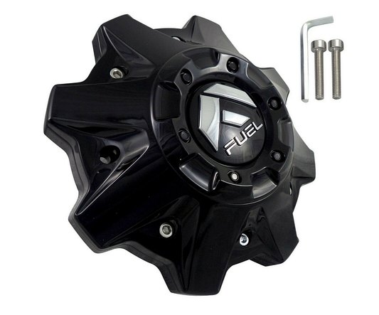 Fuel 1PC FUEL 8LUG Center Cap W/ RISER GLOSS Black - 1002-53GB product image
