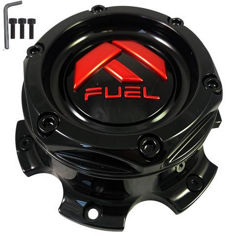 Fuel 1PC FUEL DUALLY Center Cap FRONT G-Black RDLOGO 17/82 - 1003-27GBQ product image