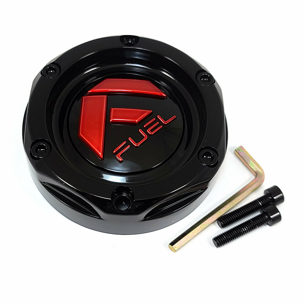 Fuel 1PC FUEL UTV BOLT ON Center Cap-GL-Black Red TINT - 1003-36GBQ product image