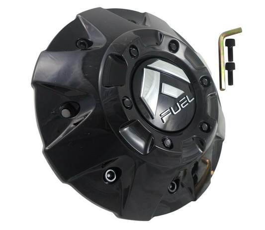 Fuel 1PC FUEL EIGHT BAR COVER Center Cap-GL-Black/Black RIV - 1003-84GBR product image