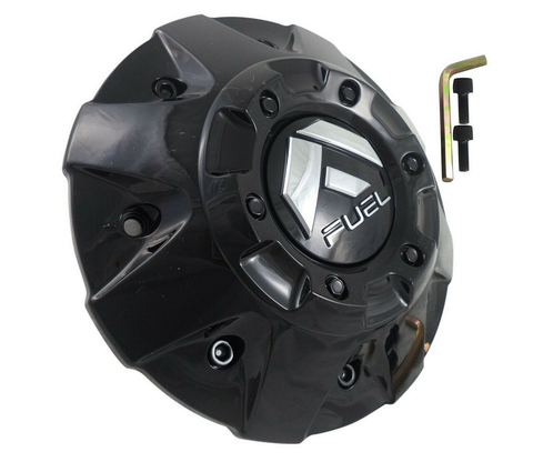 Fuel 1PC FUEL EIGHT BAR COVER Center Cap-GL-Black/Black RIV - 1003-84GBR product image