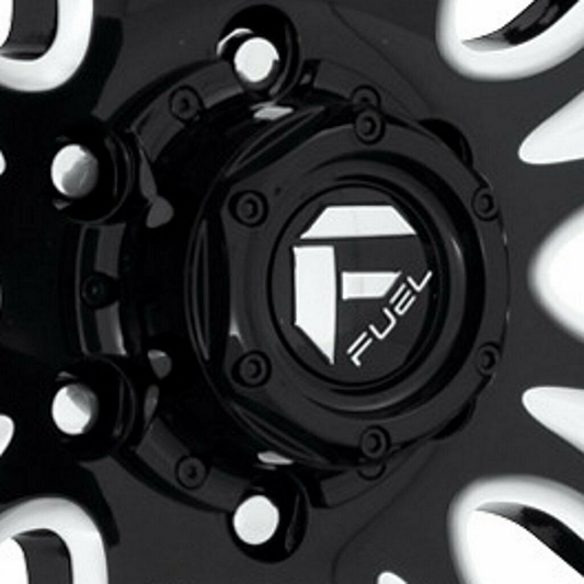 Fuel 1PC FC Center Cap BOLT-ON (Gloss Black/Chrome) 8X6.5/170 (2.51) - 1004-08TGB product image