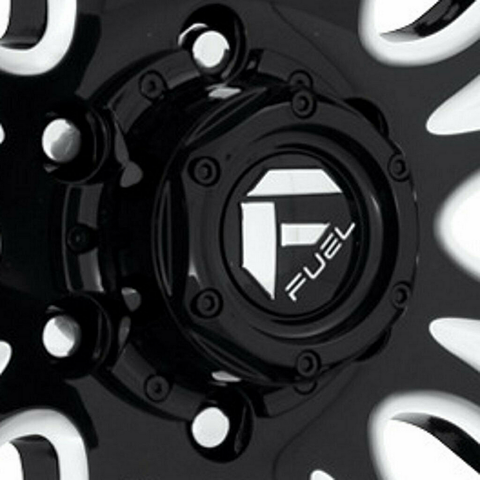 Fuel 1PC FC Center Cap BOLT-ON (Gloss Black/Chrome) 8X6.5/170 (2.51) - 1004-08TGB product image