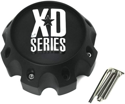 XD Center Cap MATTE Black 6X5.5 W/ Black SCREWS - 1079L145MB-H42 product image