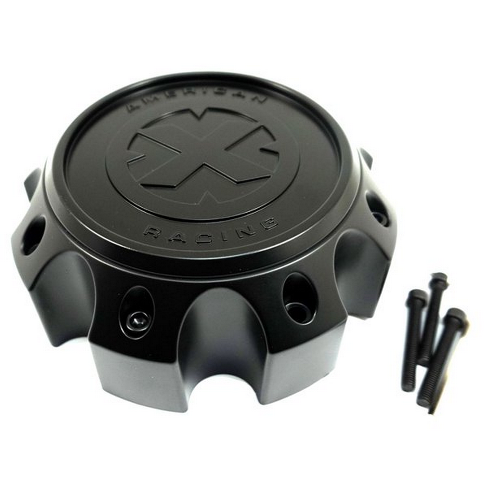 ATX Series ATX Center Cap 2-PIECE SATIN Black 8 LUG H63 - 1079L170-AXSB product image