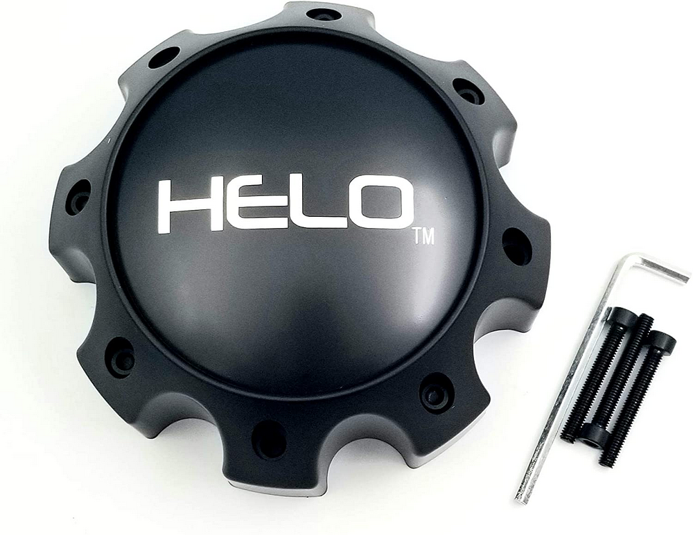 Helo Rims Center Cap Helo Center Cap 8 LUG H65 - SATIN Black - 1079L170HE1SB – The Center ...