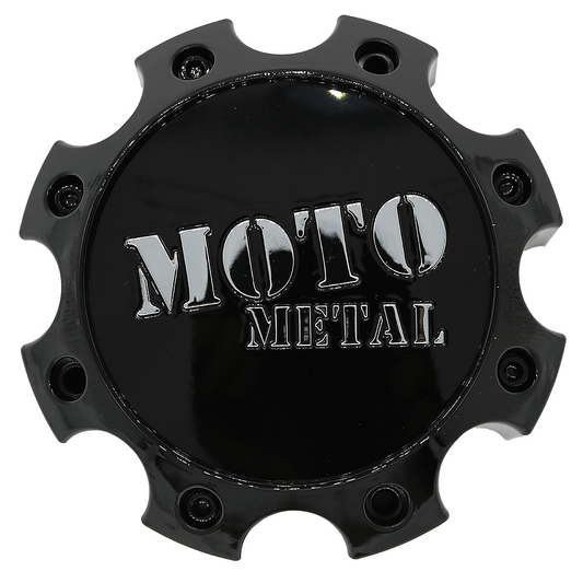 Moto Metal Moto Center Cap 8X6.5/180 H50 GLOSS Black - 1079L170MO3GB-H50 product image