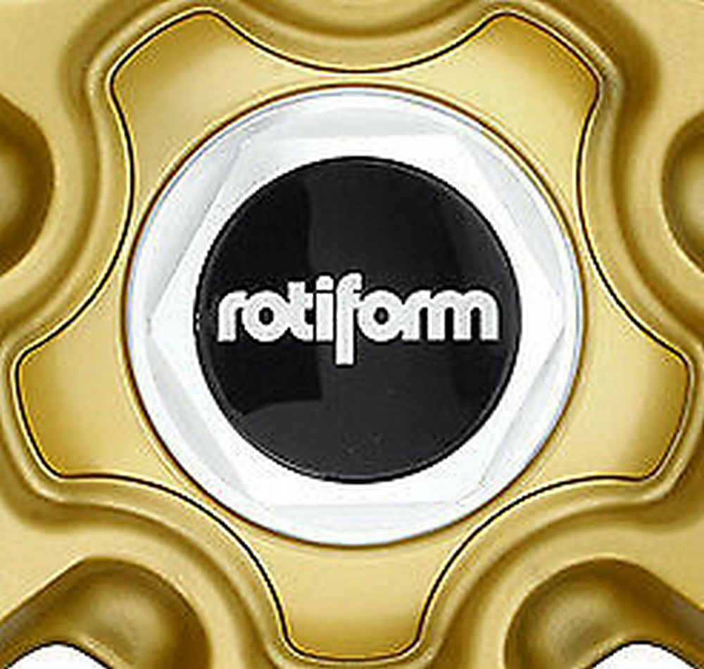 Rotiform Plate Rotiform LSR Center Cap PLATE-SATIN GOLD - 33410-15SG – The Center Cap ...