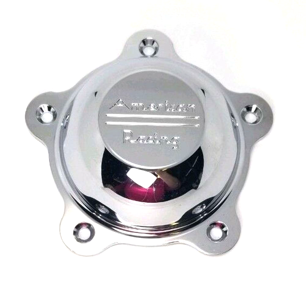 American Racing AR Center Cap VN605/VN815 Chrome EMBOSED AR LOGO - 3505293CH product image