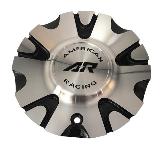 American Racing AR 897 Center Cap ALUMINUM Black MACHINED - 489L177BAL product image