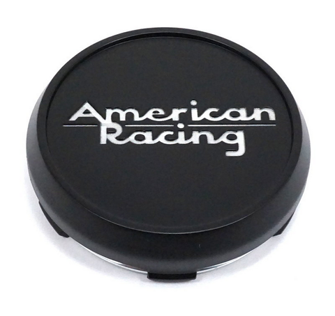American Racing AR Center Cap SNAP-IN - SATIN Black/Chrome - 6220K74-SB product image