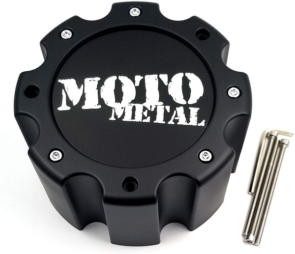 Ce38 Moto Metal Moto Center Cap MATTE Black 8 LUG - NEW LOGO - 845L170S2 ...