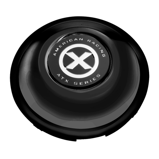 ATX FRONT SNAP IN 5 TAB Center Cap Black - AO19002015B product image