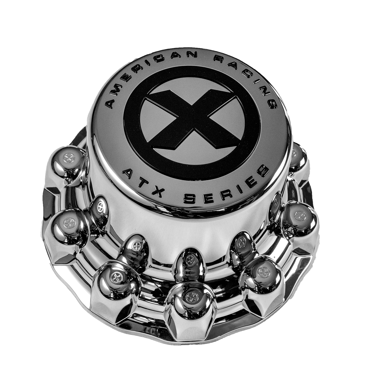 ATX FULL REAR SNAP ON Center Cap COVER Chrome - AO1900402 product image