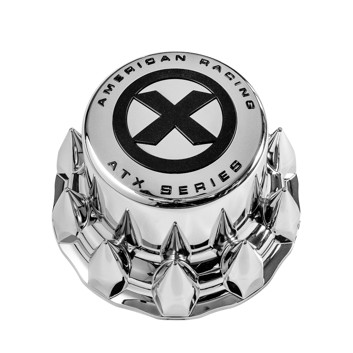 ATX FULL REAR SNAP ON Center Cap COVER SPK-Chrome - AO1900402SPKC product image