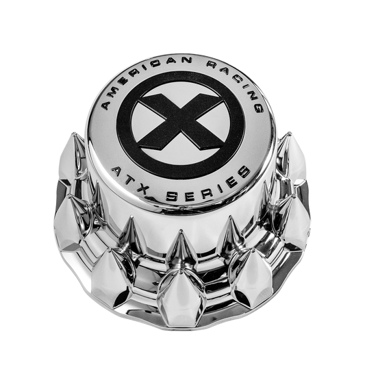 ATX FULL REAR SNAP ON Center Cap COVER SPK-Chrome - AO1900402SPKC product image
