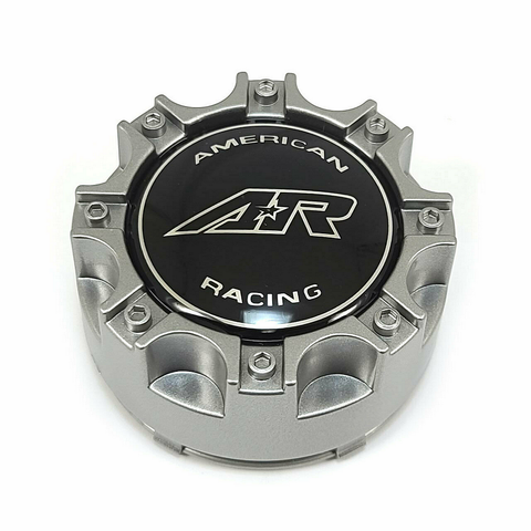 American Racing AR PERFORM Center Cap 5X4.5 / 5X5 DARK SILVER - AR8982CAP product image