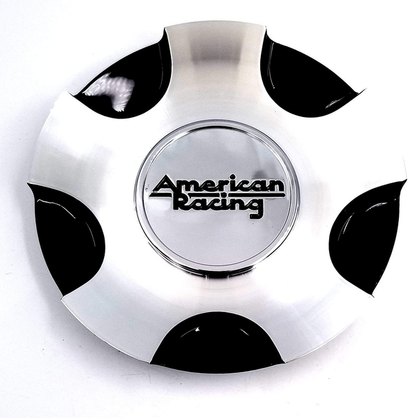 American Racing AR919 Center Cap SNAP IN GLOSS Black MACHINED ...