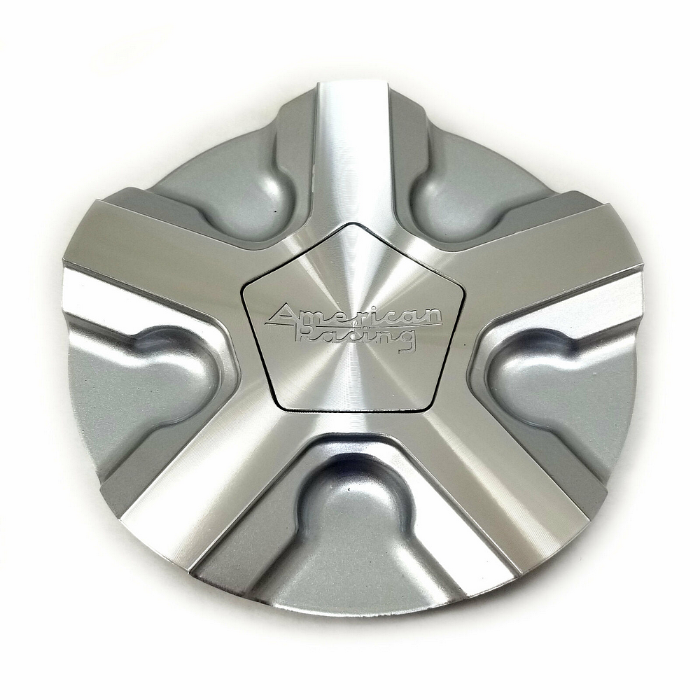 American Racing AR921 Center Cap SNAP IN - SILVER MACHINED - AR921CAPB-SM product image