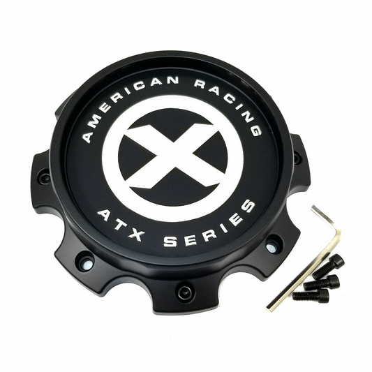 ATX Series ATX DUALLY FRONT Center Cap 8X200/210 - S-Black - AXCAPAF-SB product image