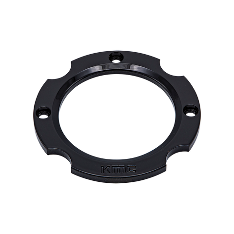 KMC Powersports KS Center Cap RING 5X4.5 - ANODIZED SATIN Black - CAPRING212-BLACK product image