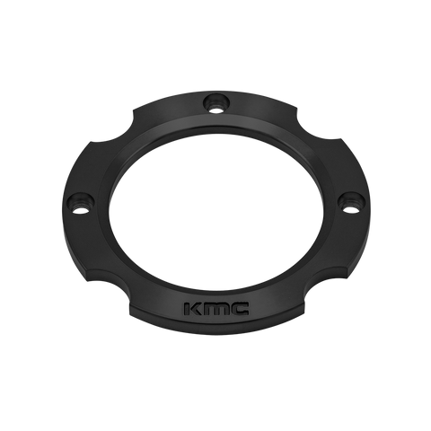KMC Powersports KS Center Cap RING 4X137 - ANODIZED SATIN Black - CAPRING248-BLACK product image