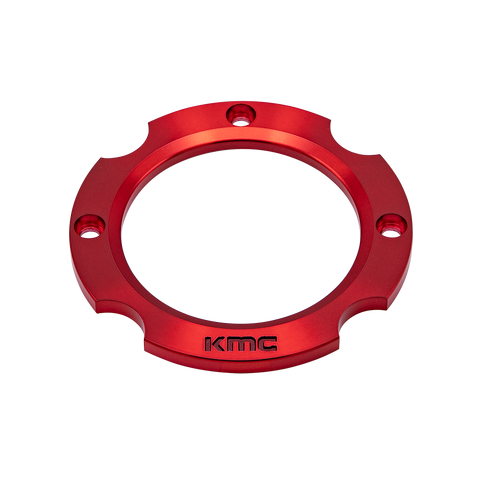 KMC Powersports KS Center Cap RING 4X137 - ANODIZED Red - CAPRING248-RED product image