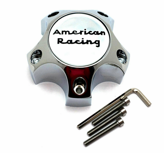 American Racing AR Center Cap STYLE B Chrome SMALL 5 LUG - CARB1215CH product image