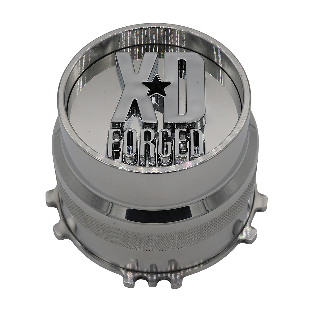 XD FORGED 5X5.5 Aluminum CTR Piece Polished LOGO 2 Center Cap - F-XDAL145CP1-2-POL product image