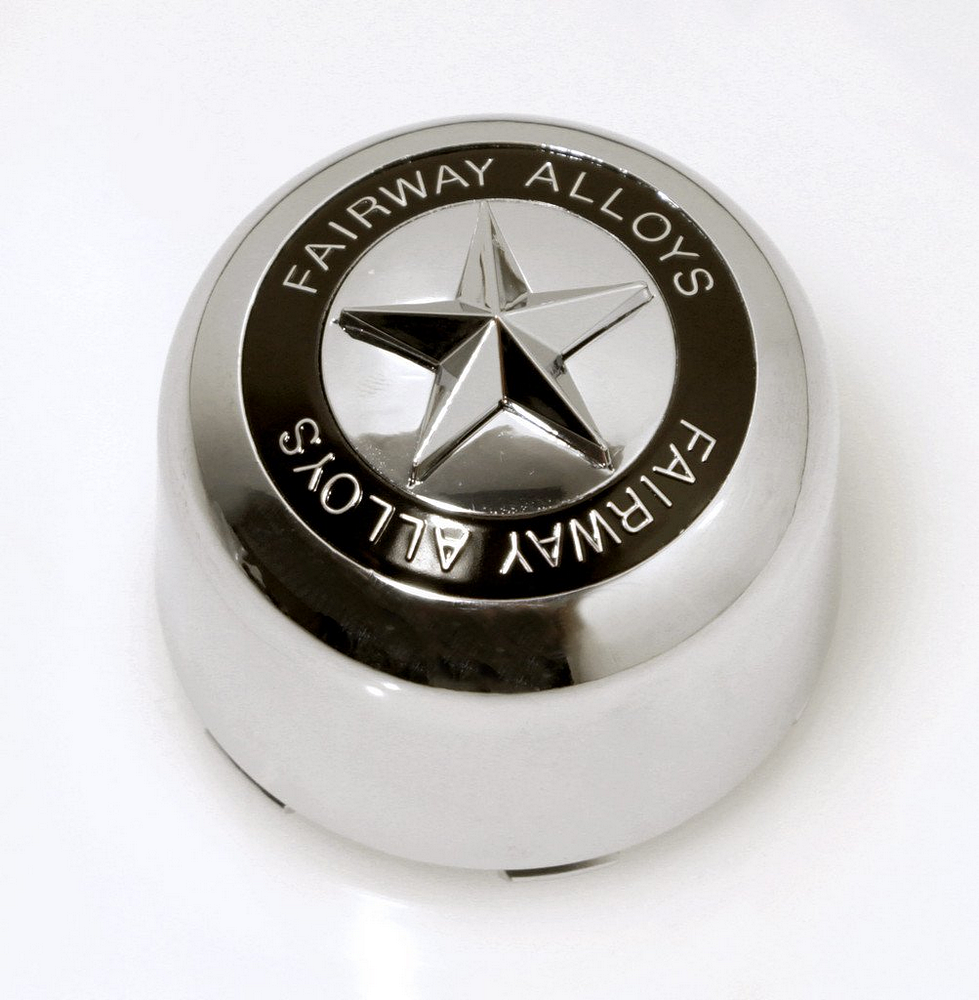 Fairway Alloys FA STAR Center Cap - POP IN STYLE - Chrome - FA-9904 product image