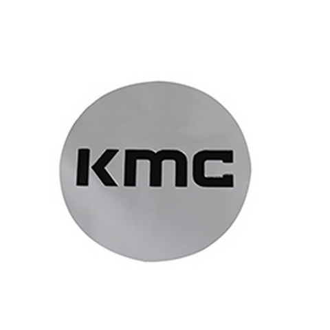 KMC KM704 Center Cap SNAP IN - Chrome Black LOGO - KM704CAPB-CH product image